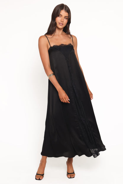 Halsey Midi Dress - Black