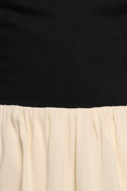 Jayden Maxi Dress - Black Cream