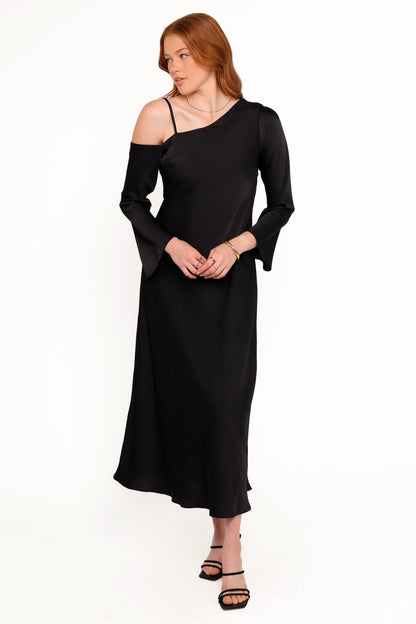 Lindra Maxi Dress - Black