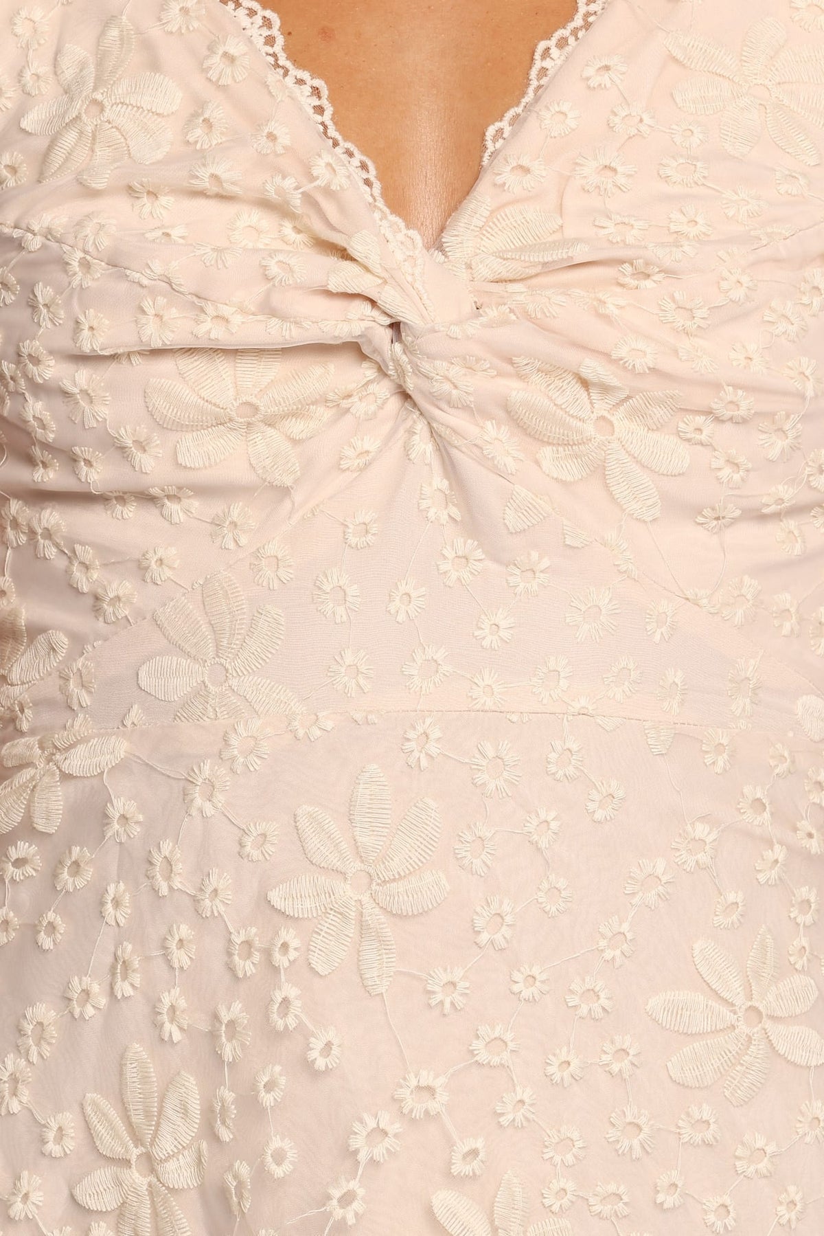 Louise Midi Dress - Cream