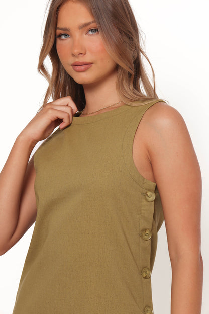 Penelope Mini Dress - Green
