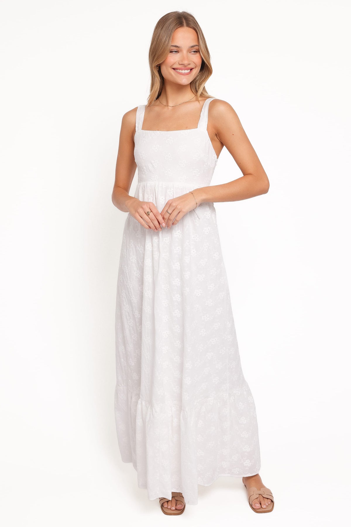 Reid Maxi Dress - White