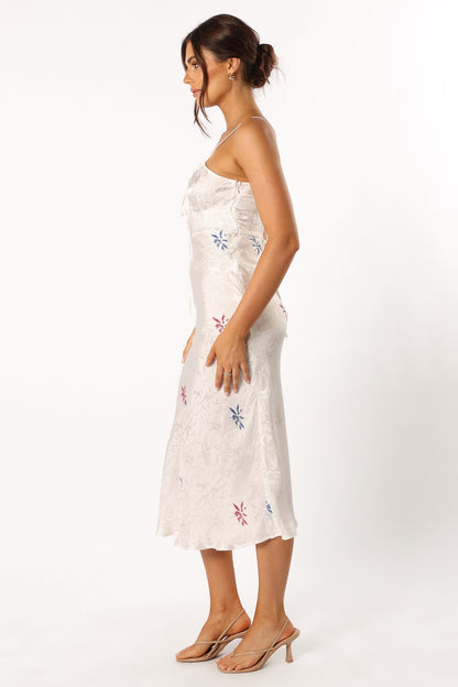 Rosa Midi Dress - White