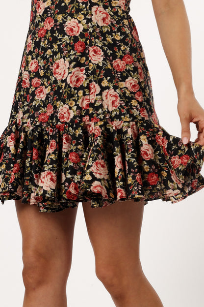 Stella Mini Dress - Black