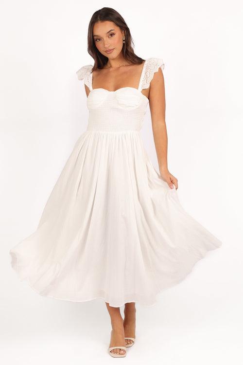 Webster Midi Dress - Off White