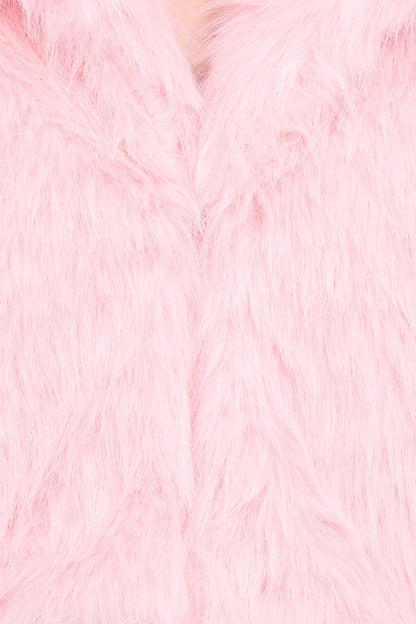 Bobbi Faux Fur Jacket - Pink