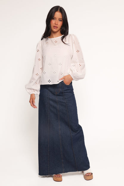 Aggie Blouse - White