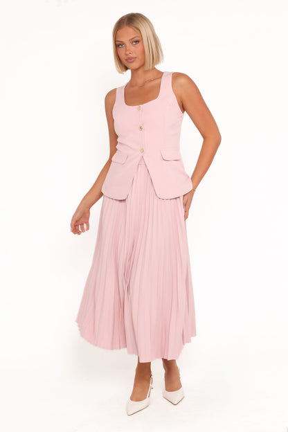 Alyssa Vest - Pink