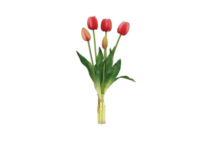 Pink Real Touch Picked Tulip Bundle