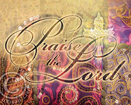 Praise the Lord - premium canvas