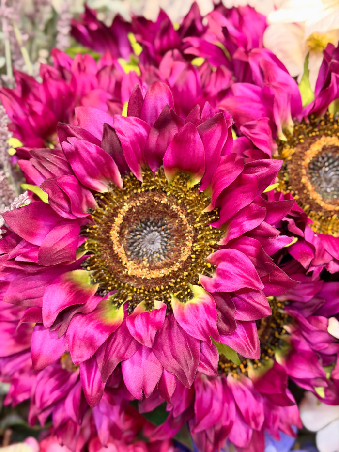 Purple Passion Single Sunflower Spray