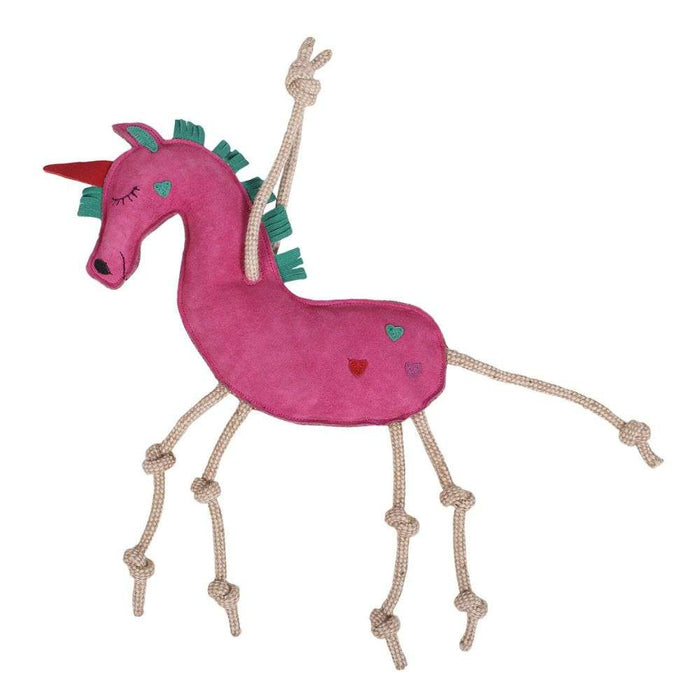 qhp pink unicorn horse toy