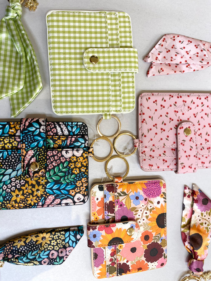 Rainbow Garden Card Wallet
