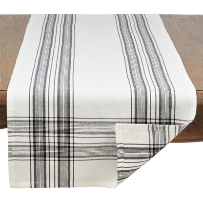 Refined Classic Plaid Table Runner