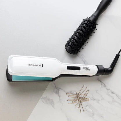 Remington Shine Therapy Wide Plate Hair Straightener