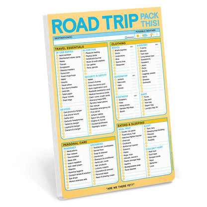 Road Trip Packing List