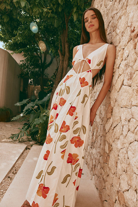 SAMPLE-Eliska Dress - Poppy