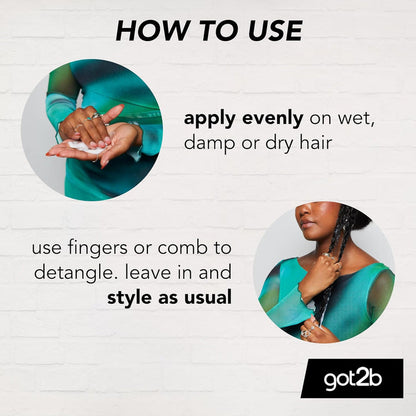 how to use Schwarzkopf Got2b Curlz Moisturising Detangler 200ml