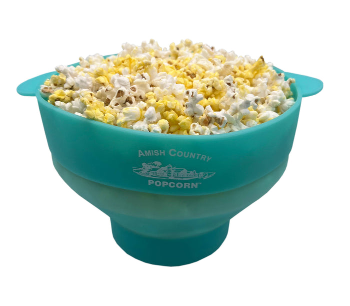 Silicone Microwave Popper: Teal