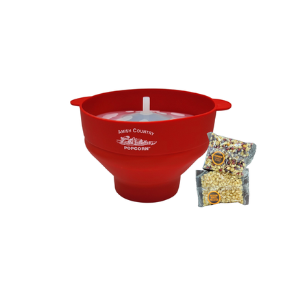 Silicone Microwave Popper: Teal
