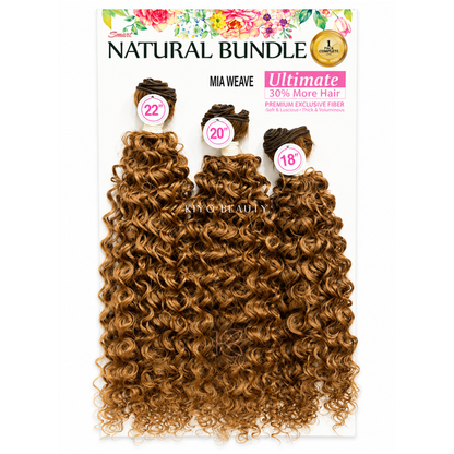 Smart Braid Natural Bundle Mia Weave 30 Brown