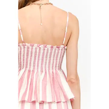 Smocked Spaghetti Strap Tank