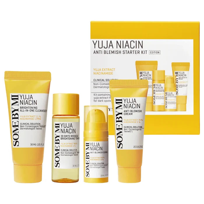 Some By Mi Yuja Niacin Anti Blemish Starter Kit Edition - 4pc