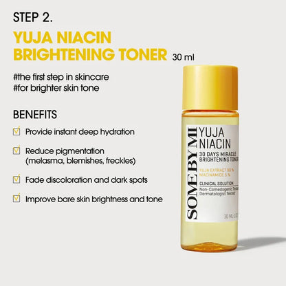 Some By Mi Yuja Niacin Anti Blemish Starter Kit Edition - 4pc