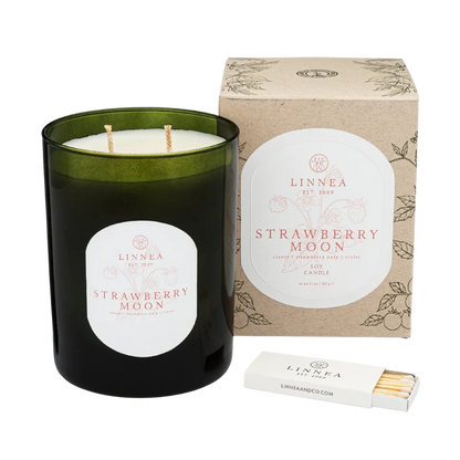 Strawberry Moon Large Candle
