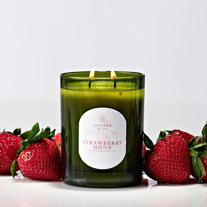 Strawberry Moon Large Candle