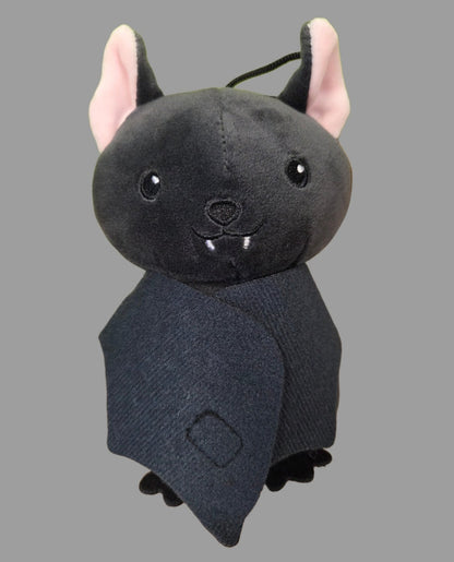 Stuffed Animal - Baby Bat in Black or Brown with Felt wings 6 inch for Transylvania County