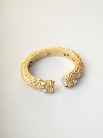 Tavi Mother of Pearl Hinged Cuff