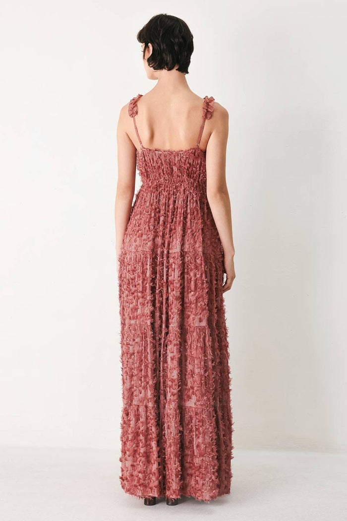 Textured Woven Maxi Dress