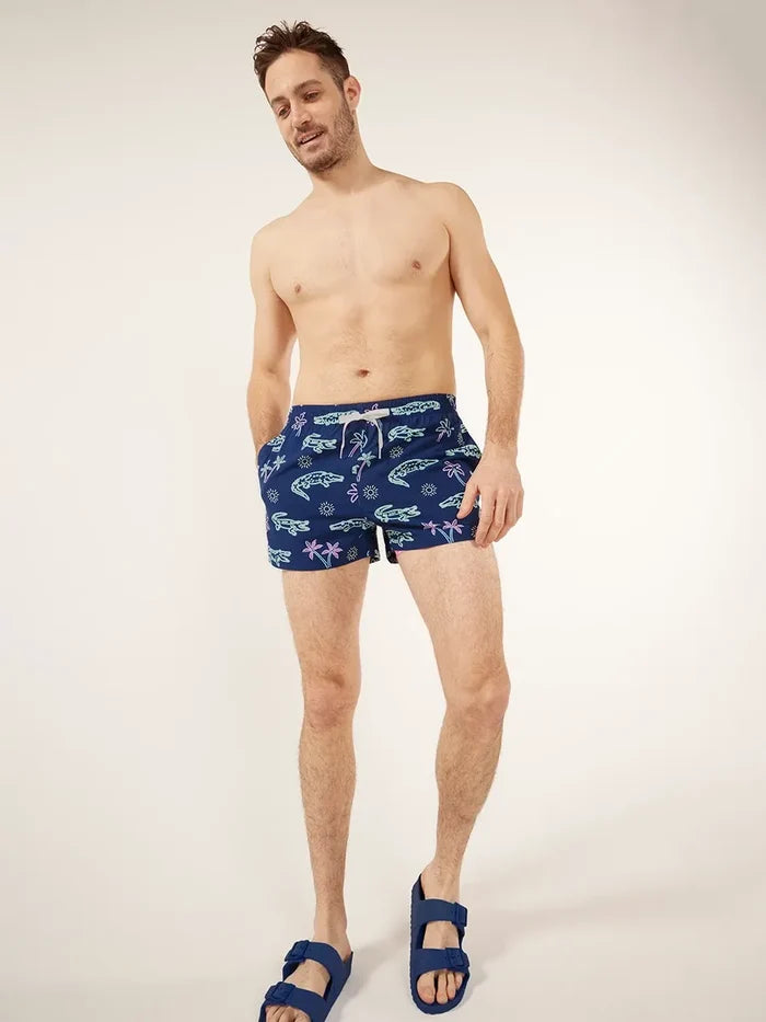 The Neon Glades 4" (Classic Lined Swim Trunk) - Image 5 - Chubbies Shorts