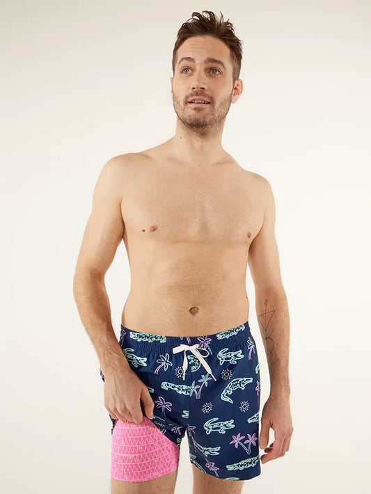 The Neon Glades 5.5" (Classic Lined Swim Trunk) - Image 1 - Chubbies Shorts
