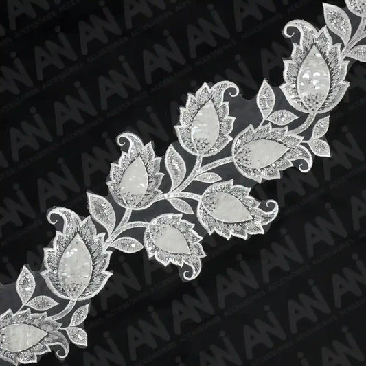Tulip Flower 1 Meter Sequins Lace