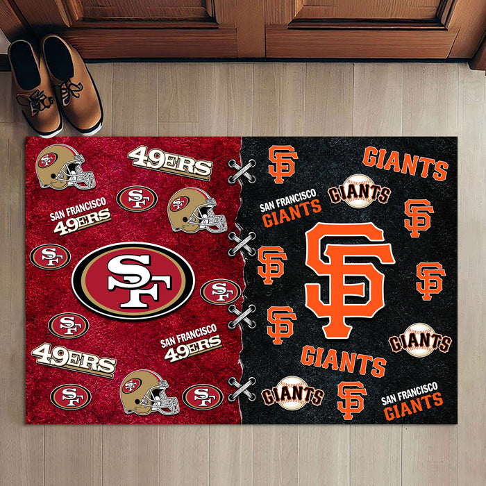 Two Teams Customized Doormat - Anti Slip Indoor Doormat
