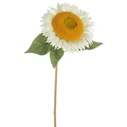 White Sunflower Spray