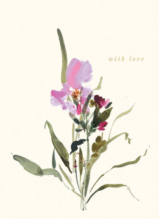 With Love Sympathy Greeting Card