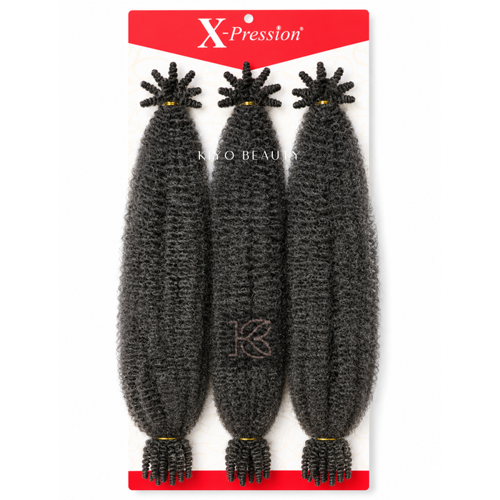 X-Pression Twisted Up Springy Afro Twist 24" 3X