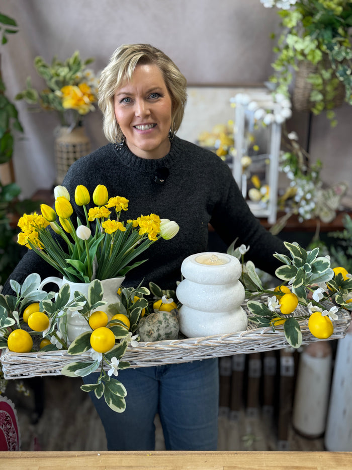 Yellow Real Touch Picked Tulip Bundle
